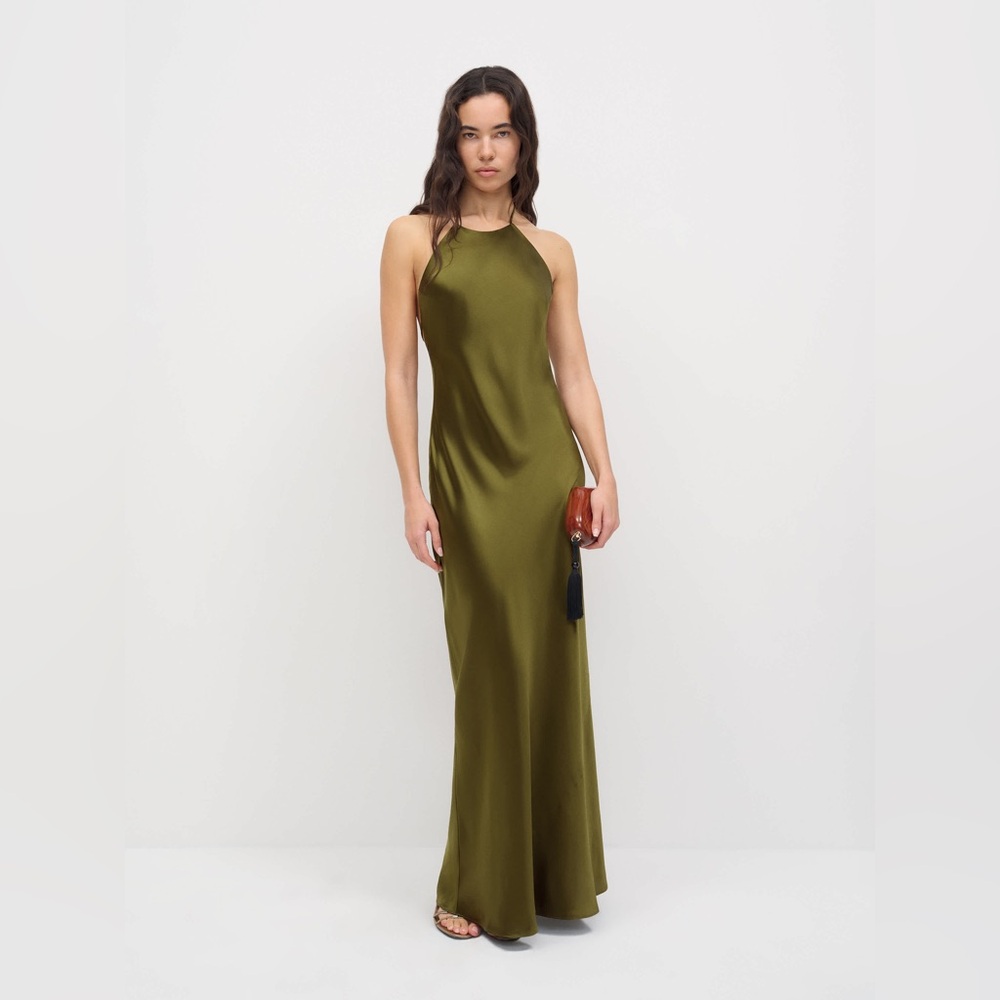 Reformation Jeany Silk Dress in Core. Brand new without tags,  never worn.
